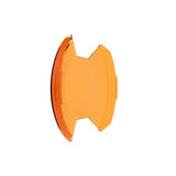KC HiLiTES SlimLite 8in. LED Light Shield (Shield Only) - Amber - 5208