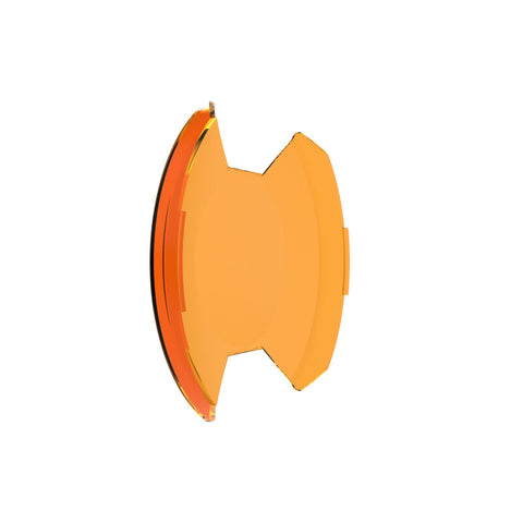 KC HiLiTES SlimLite 8in. LED Light Shield (Shield Only) - Amber - 5208