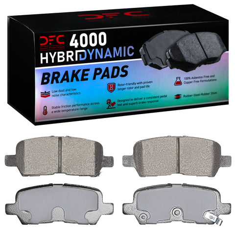 DFC 04-16 Pontiac Grand Prix Rear 4000 Hybridynamic Brake Pads - 4000-0999-00