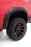 Bushwacker 19-21 Chevrolet Silverado 1500 Pocket Style Flares 2pc REAR- Black - 40106-02