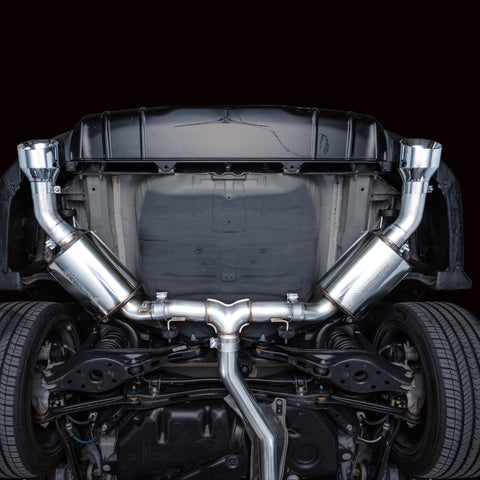 AWE Tuning 22+ Honda Civic Si/Acura Integra Touring Edition Catback Exhaust - Dual Chrome Silver Tip - 3015-32331