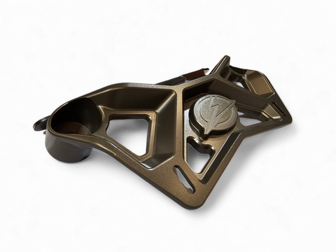 Elektric Offroad 2017+ Can Am X3 Maverick Front Shock Mount Brace W/ Light Mount Anodized Gun Metal - SMB210025