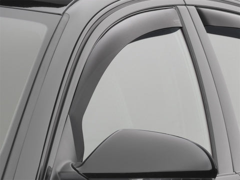 WeatherTech 12+ Audi A6/S6 Front Side Window Deflectors - Dark Smoke - 80703