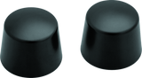 Kuryakyn Front Axle Nut Caps Satin Black - 1229