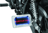 Kuryakyn Nova Curved Horizontal Mount Side License Plate Holder Chrome - 3192