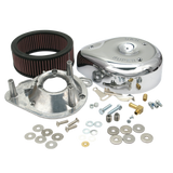 S&S Cycle 84-92 BT/86-90 Sportster Models Teardrop Chrome Air Cleaner Cover for S&S Super E/G Carb - 17-0399