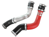aFe BladeRunner 3in Red Intercooler Tube Hot Side w/Couplings 13-14 Dodge RAM Diesel 6.7L (td) - 46-20138-R