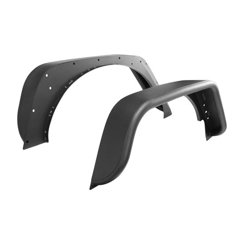 Westin/Snyper 18-20 Jeep Wrangler Tube Fenders - Rear - Textured Black - 62-1035