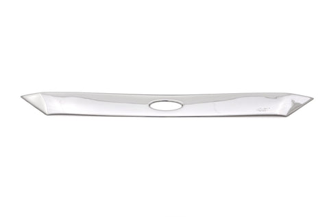 AVS 13-16 Ford Fusion (Grille Fascia Mount) Aeroskin Low Profile Hood Shield - Chrome - 620043