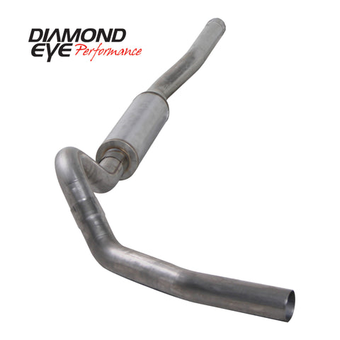 Diamond Eye KIT 4in CB SGL MFLR RPLCMENT PIPE SS CHEVY/GMC 6.6L 2500/3500 2006-2007.5 - K4122S-RP