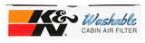 K&N Replacement Cabin Air Filter - VF2072