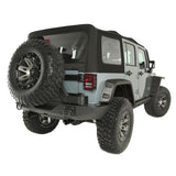 Rugged Ridge Sailcloth Soft Top Black Diamond 10-18 4-Door JK - 13742.01