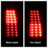 xTune Chevy Silverado 1500/2500/3500 99-02 LED Tail Lights Red Smoke ALT-ON-CS99-LED-RS - 5011763