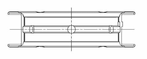ACL Subaru EJ20/EJ22/EJ25 (For Thrust in #5 Position) .005mm OS High Performance w/ Extra Oil Cl - 5M8309HXOS5-STD