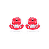 Power Stop 92-98 BMW 318i Front Red Calipers w/Brackets - Pair - S1618