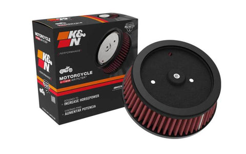 K&N Round Tapered 6.25in Base OD x 5.5in Top OD x 2.125in H Replacement Filter for Harley Davidson - HD-0800