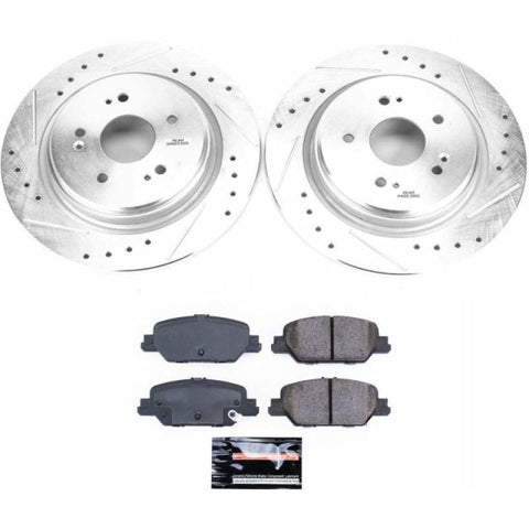 Power Stop 17-18 Honda CR-V Rear Z23 Evolution Sport Brake Kit - K7528