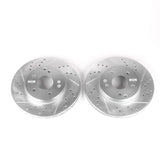 Power Stop 99-00 Mercedes-Benz C230 Front Evolution Drilled & Slotted Rotors - Pair - EBR859XPR