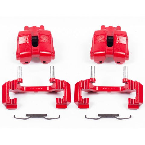 Power Stop 09-12 Ford Escape Front Red Calipers w/Brackets - Pair - S5276