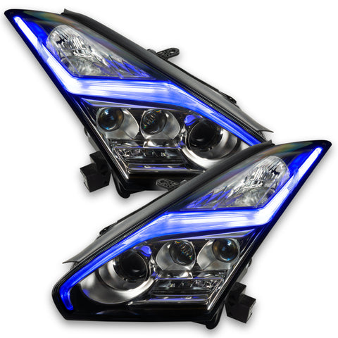Oracle 15-21 Nissan GT-R RGB+W Lightning Bolt Headlight DRL Kit w/ BC1 Controller - 1283-335