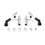 Mishimoto 2016+ Chevrolet Camaro 2.0T Dual-Tip Race Axle-Back Exhaust w/ Black Tips - MMEXH-CAM4-16ADTRBK