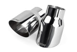 APR Single-Walled 3.5in Slash-Cut Tips - Polished Silver - Set of 2 - TPK0005
