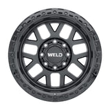 Weld Off-Road W104 20X9 Cinch 6X135 6X139.7 ET00 BS5.00 Gloss Black 106.1 - W10409098500