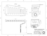 Diode Dynamics 18-21 Jeep JL Wrangler/Gladiator SS3 Cowl LED Bracket Kit - White Pro - DD6554