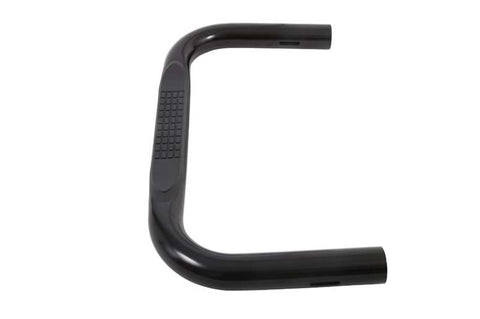 Dee Zee Universal Tubes - 3In Round Universal - Black Steel RegCab - DZ3700301
