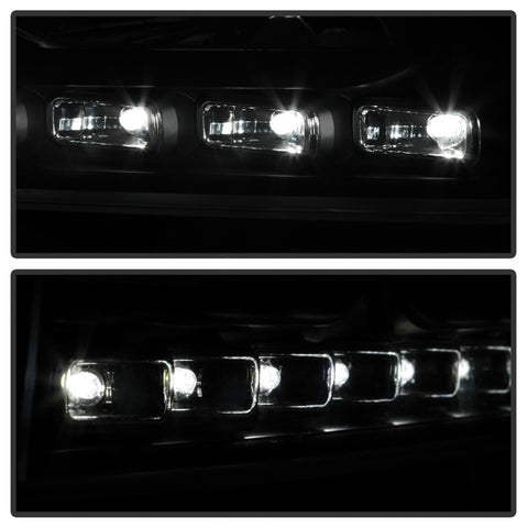 xTune Dodge Charger 06-10 1Pc LED Crystal Headlights Black HD-ON-DCH05-1PC-LED-BK - 5017635