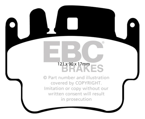 EBC 98-05 Porsche 911 (996) (Cast Iron Rotor only) 3.4 Carrera 2 Orangestuff Front Brake Pads - DP91514