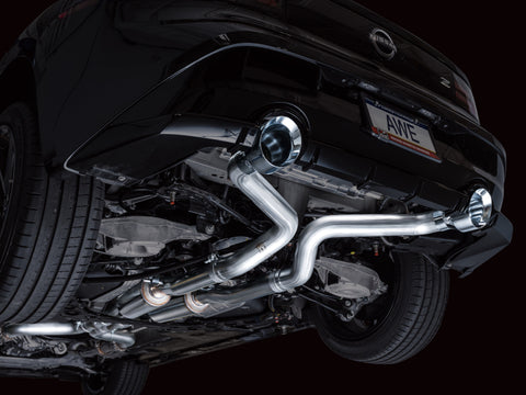 AWE Tuning 2023 Nissan Z RZ34 RWD Track Edition Cat-Back Exhaust System w/ Chrome Silver Tips - 3020-32400