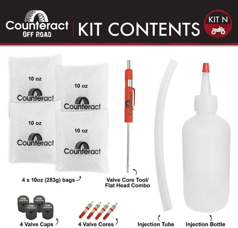 Counteract ATV/UTV Balancing Bead DIY Kit: (4) 10oz Bags - KIT N