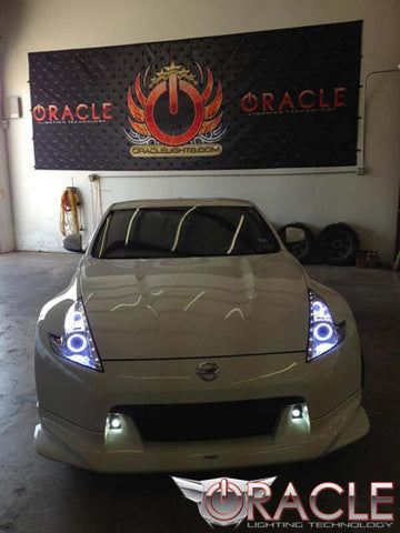 Oracle Nissan 370 Z 09-20 Dual Halo Kit - ColorSHIFT w/ Simple Controller - 2380-504