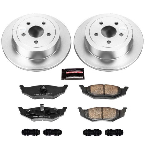Power Stop 95-00 Chrysler Cirrus Rear Z17 Evolution Geomet Coated Brake Kit - CRK6266