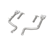 MagnaFlow Axle-Back, SS, 2.5in, Quad Split Rear 3.5in Tip 2015 Dodge Challenger R/T 5.7L - 19210