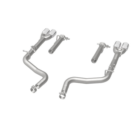 MagnaFlow Axle-Back, SS, 2.5in, Quad Split Rear 3.5in Tip 2015 Dodge Challenger R/T 5.7L - 19210