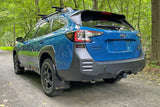 Rally Armor 22-25 Subaru Outback Wilderness Black Mud Flap Blue Logo - MF76-UR-BLK/BL