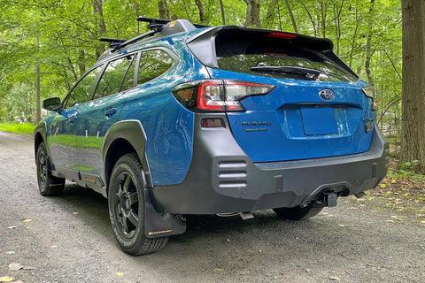 Rally Armor 22-25 Subaru Outback Wilderness Black Mud Flap Red Logo - MF76-UR-BLK/RD