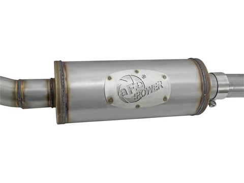 aFe Rebel Series CB 2.5in Dual Center Exit SS Exhaust w/ Polish Tip 07-15 Jeep Wrangler 3.6L/3.8L V6 - 49-48056-P