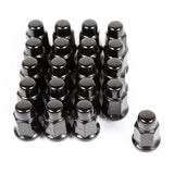 Rugged Ridge Wheel Lug Nut Set of 20 Black 1/2-20 - 16715.23