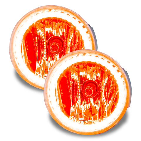 Oracle Lighting 08 Ford Explorer Sport Trac Pre-Assembled LED Halo Fog Lights -Amber - 7737-005