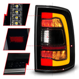 ANZO 09-18 Dodge Ram 1500 Sequential LED Taillights Smoke Black w/Switchback Amber Signal - 311472