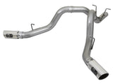 aFe Large Bore-HD 4in 409-SS DPF-Back Exhaust w/Dual Polished Tips 2017 GM Duramax V8-6.6L (td) L5P - 49-44086-P