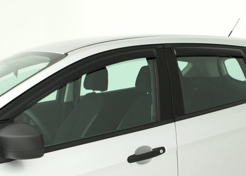 AVS 18-21 Hyundai Accent Ventvisor Outside Mount Deflectors 4pc - Smoke - 94741