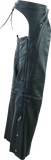 River Road Longhaul Leather Chaps Black - Large - 094440