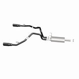 Magnaflow 09-15 Dodge Ram 1500 V8 Dual Spilt Rear Exit Black Stainless C/B Perf Exhaust - 15363