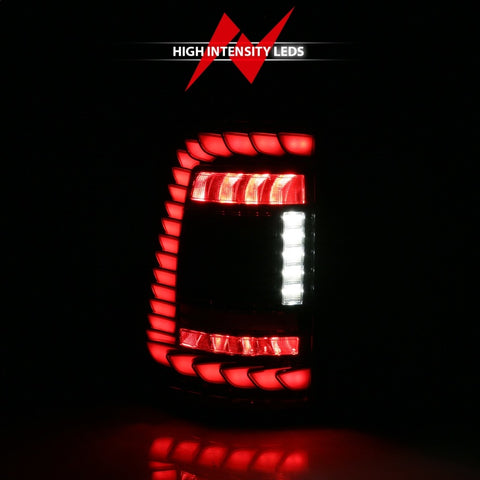 Anzo 19-23 Dodge Ram 1500 Laramie/Rebel/Limited Longhorn Full LED Sequential Signal Black Taillight - 311478