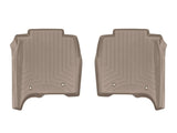 WeatherTech 14-16 Land Rover-Range Rover Rear FloorLiner - Tan Long Wheelbase w/ 2nd Row Console - 454805