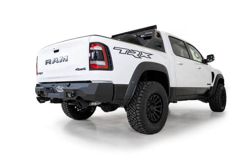 Addictive Desert Designs 2021 Dodge RAM 1500 TRX Stealth Fighter Rear Bumper - Hammer Black - R620081280103